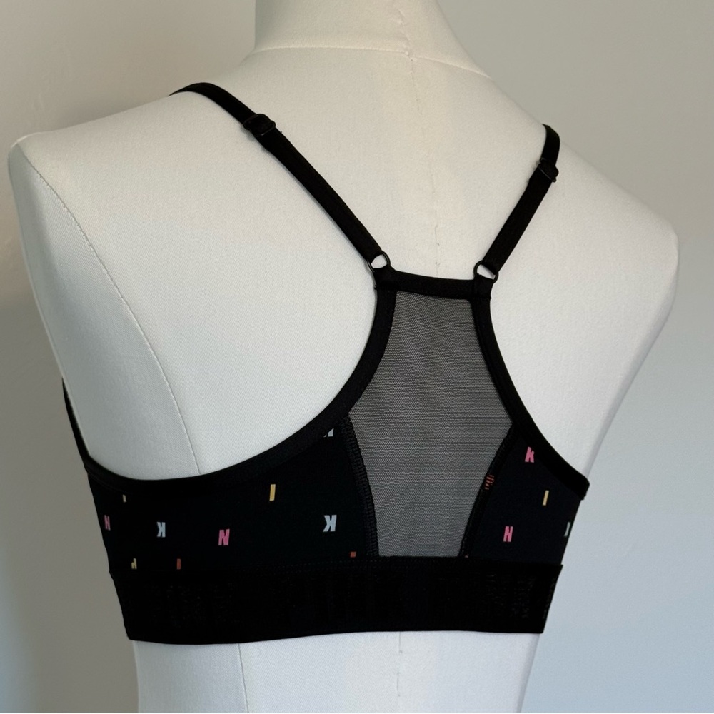 Not for Sale! Victoria’s Secret PINK Black Logo Print Sports Bra Racerback - Picture 6 of 9